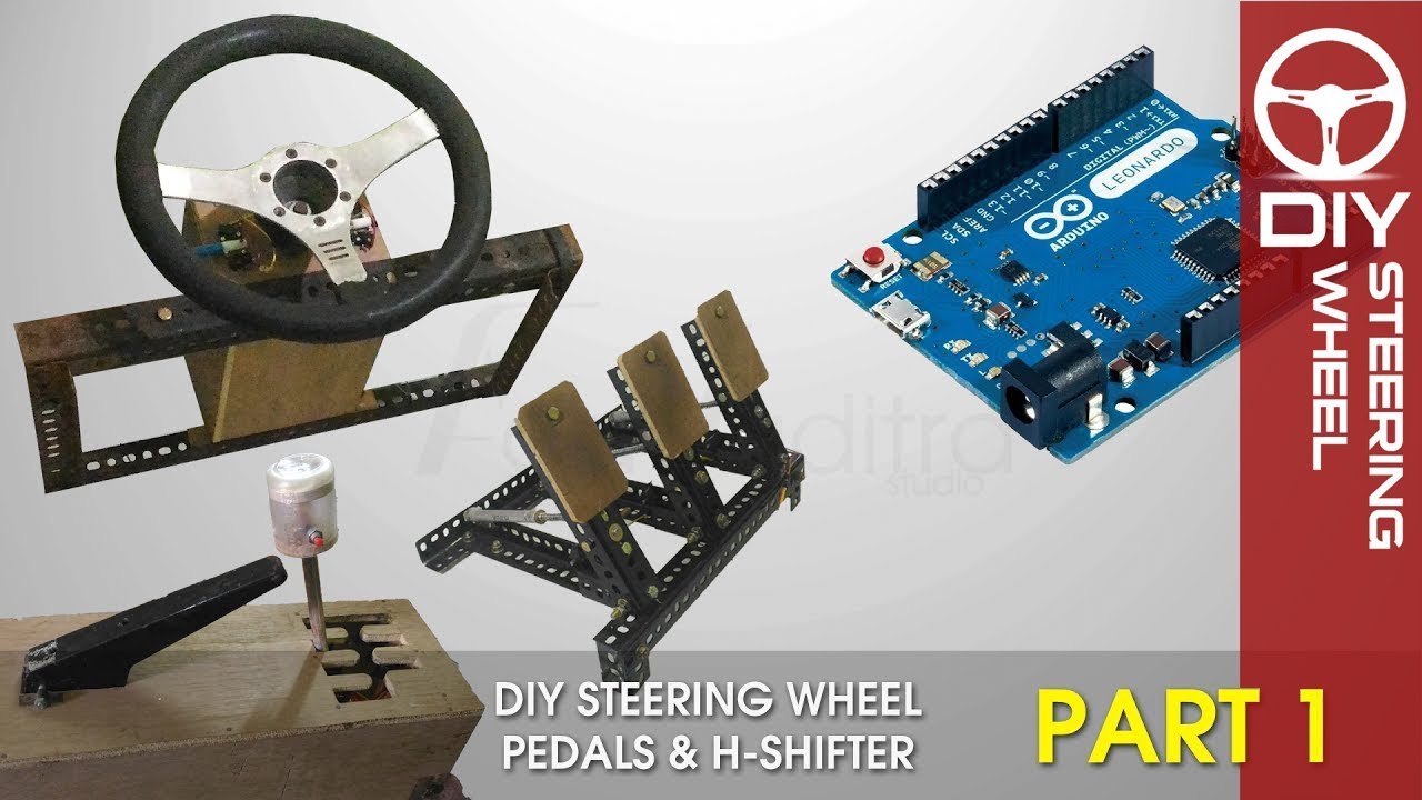 DIY Steering Wheel Pedals H-Shifter - Arduino | Part 1