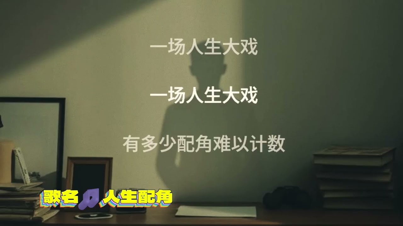 新曲リリース🎵『人生の脇役』人生は演劇のようなもの。人生の中で、あなたは常に主人公であり、共に笑い、共に泣き、共に食べ、共に眠り…人生は壮大なドラマであり、無数の脇役がいる【叶夢音楽工作室 作品】