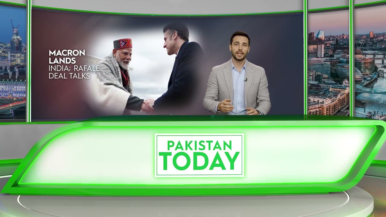 Marcron Lands India, Rafale Deal Talks  | Pakistan Today English News