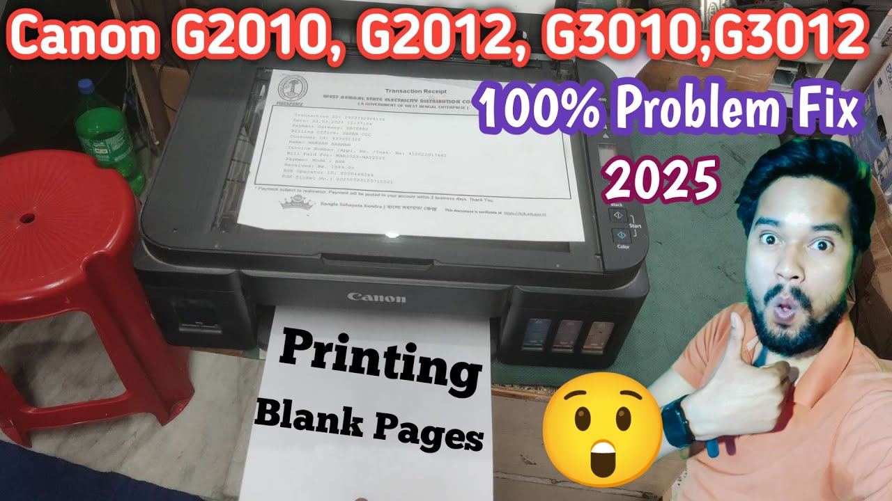 (2025 Fix) Canon G2010, G2012, G3010, G3012 Black ink Not Working | Canon G2010 Head Cleaning Manual