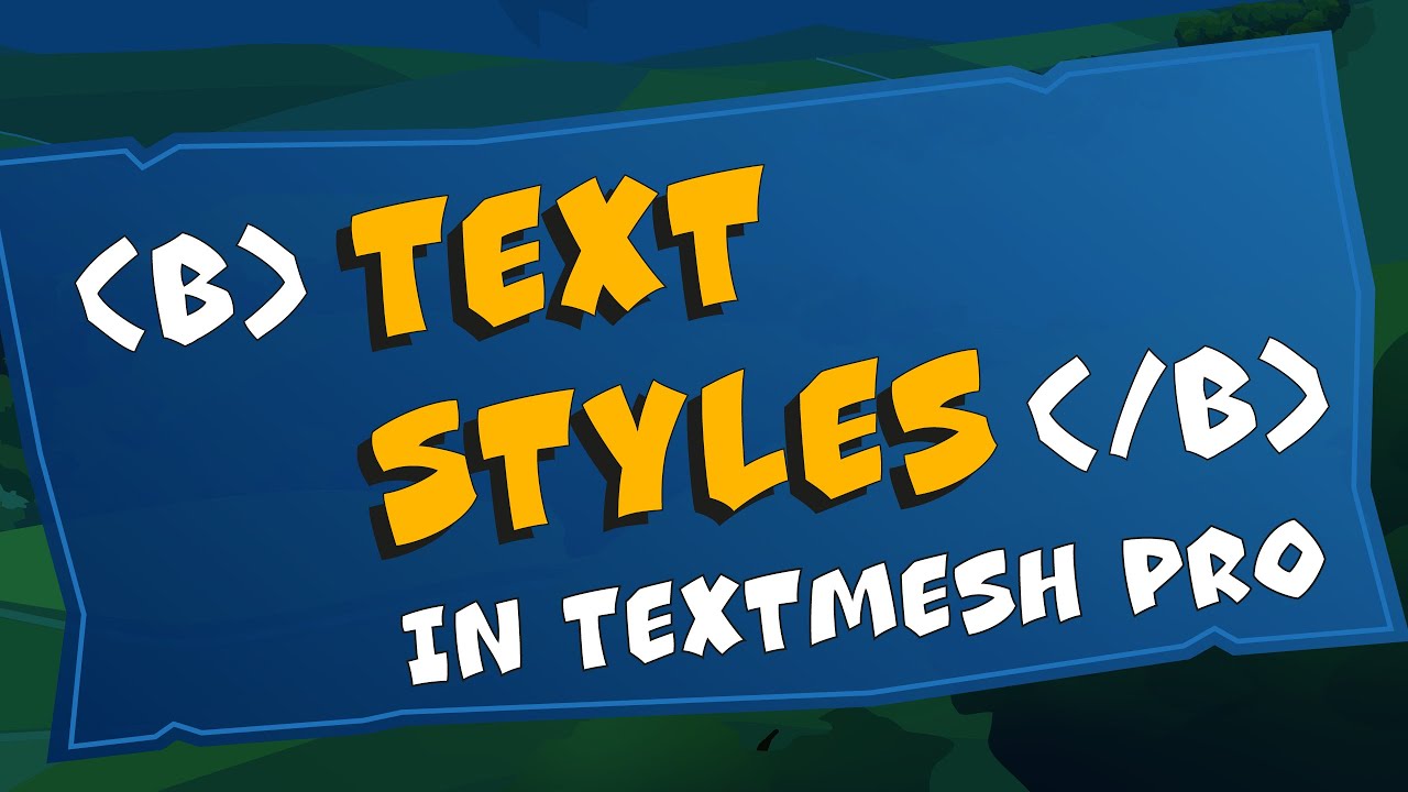 TextMeshPro Text Styles make working with Texts in Unity 6 so much easier!