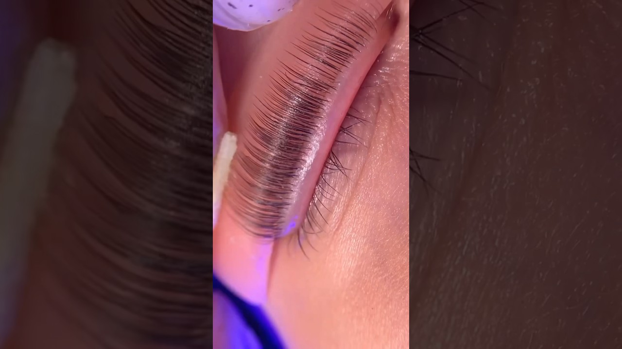 The whole process of lash lift and tint🤗