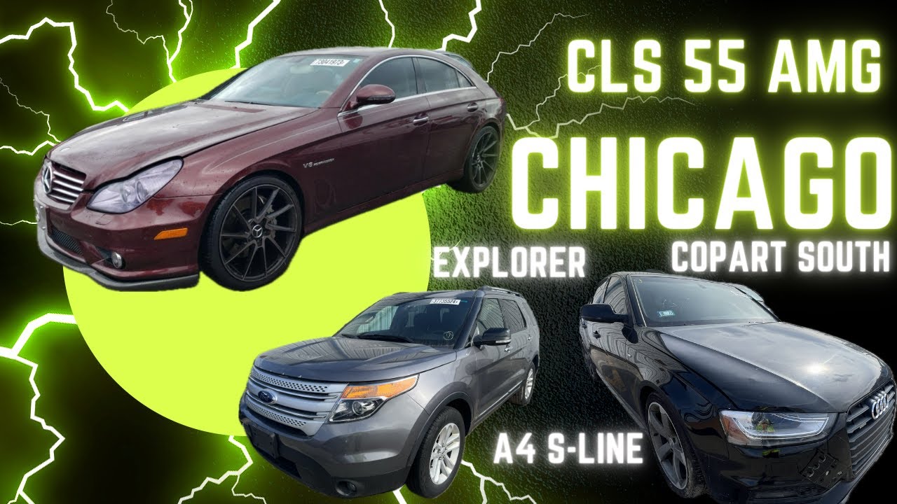 Wyklepiemy To Vlog #7 Copart Chicago South Kolejne oględziny CLS 55 AMG A4 S-line Ford Explorer