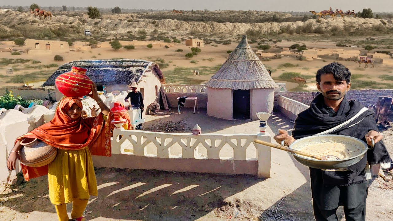 Morning Routine of Village Women Cooking food // Traditional Tandoori Roti // Desi Life Style 