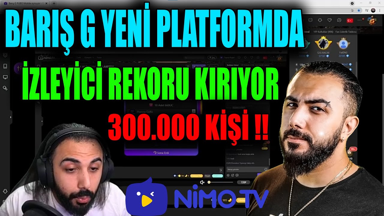 BARIŞ G NİMO TV İZLENME REKORUNU KIRIYOR!