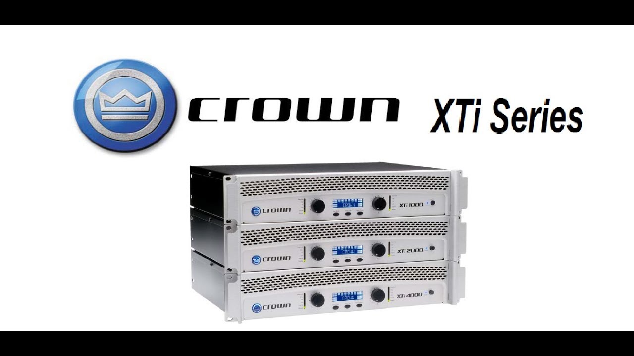 Análise Amplificador CROWN Série XTi. Análise superficial