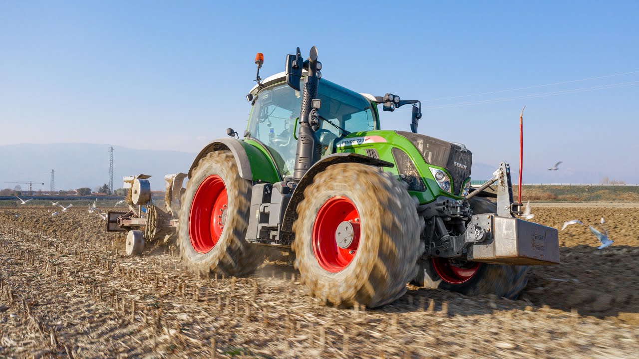 Fendt 720 Vario + 3 лемеха Moro Lorenzo | Вспашка 2021