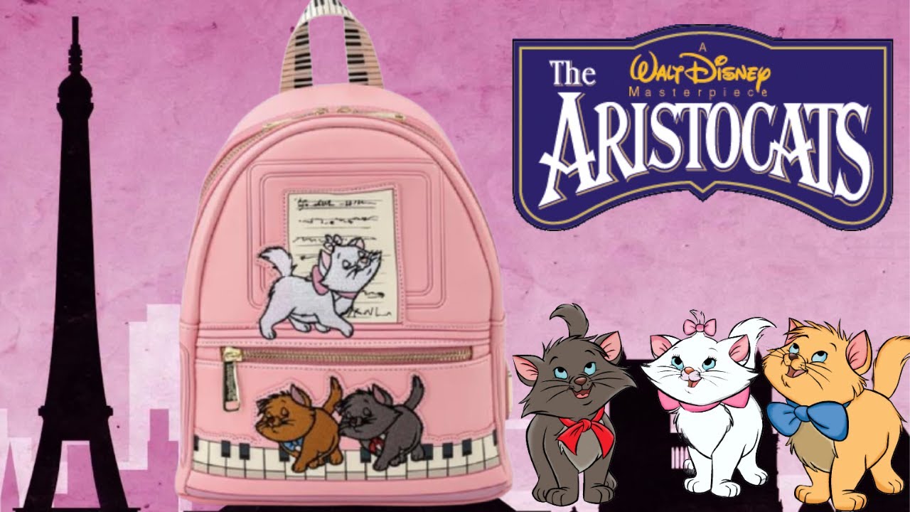 Loungefly Disney Aristocats Piano Kitties Mini Backpack Review