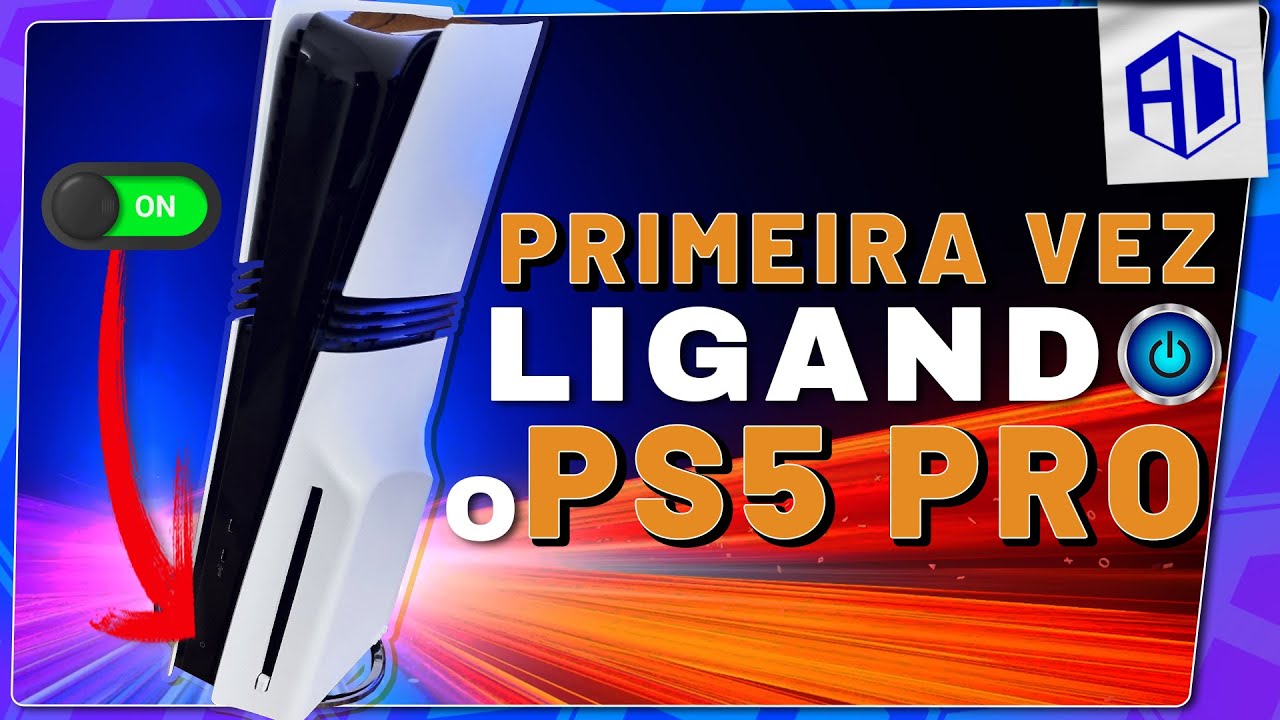 LIGANDO e CONFIGURANDO o PS5 PRO pela PRIMEIRA VEZ! | AlanDigas