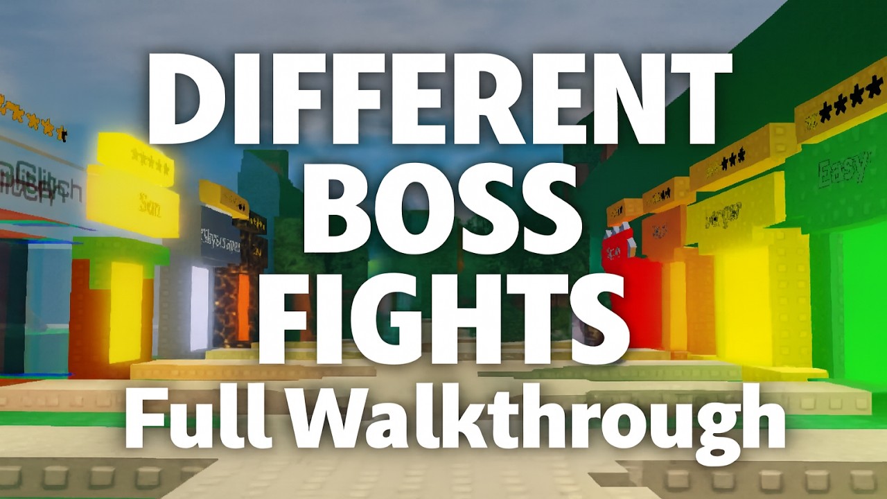 Roblox - Different Boss Fights - [Full Walkthrough]