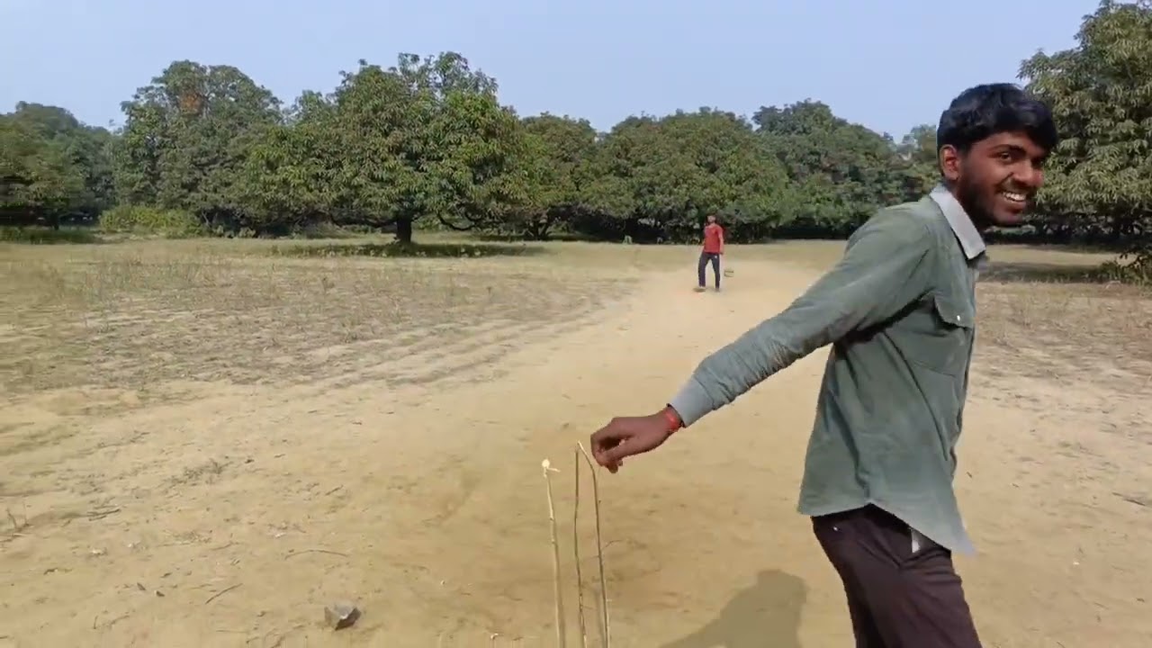 Gully cricket Ajay vs Abhishek 