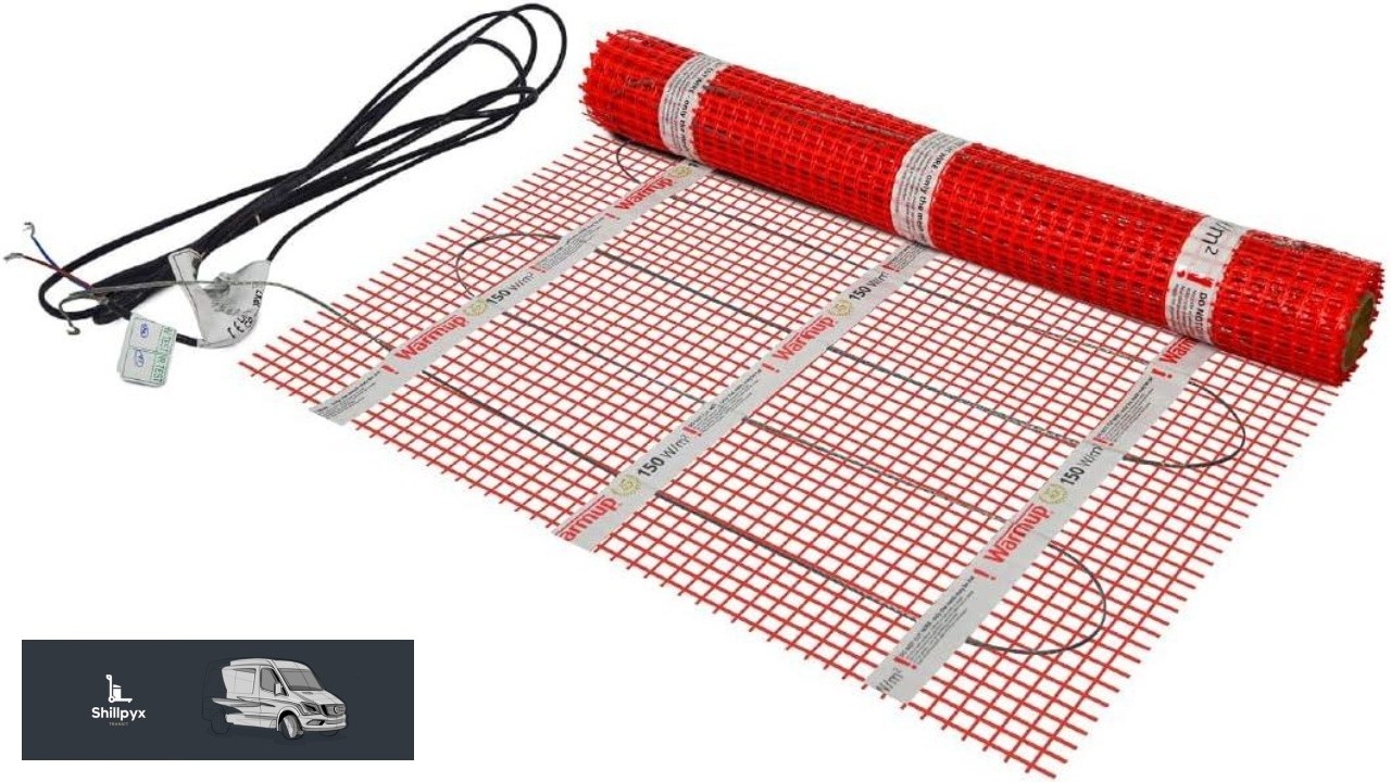 Warmup StickyMat Underfloor Heating Mat system 3ft Wide 9sqft 126