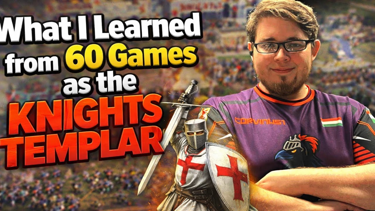 Age of empires 4 - What 60 Knights Templar Games Taught Me in AoE4!