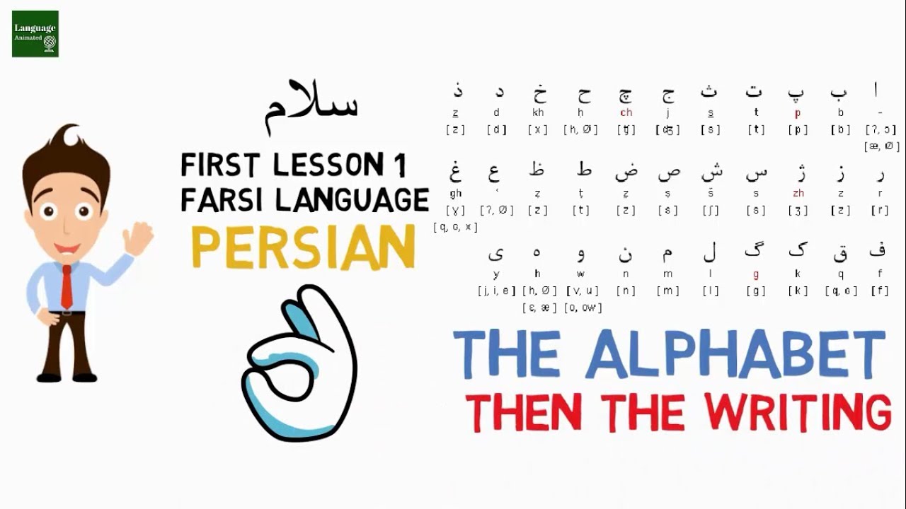 Learn Farsi Lesson 1 - The Persian Alphabets - Farsi Language
