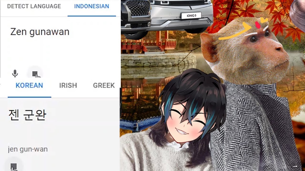 Zen Gunawan in different languages meme