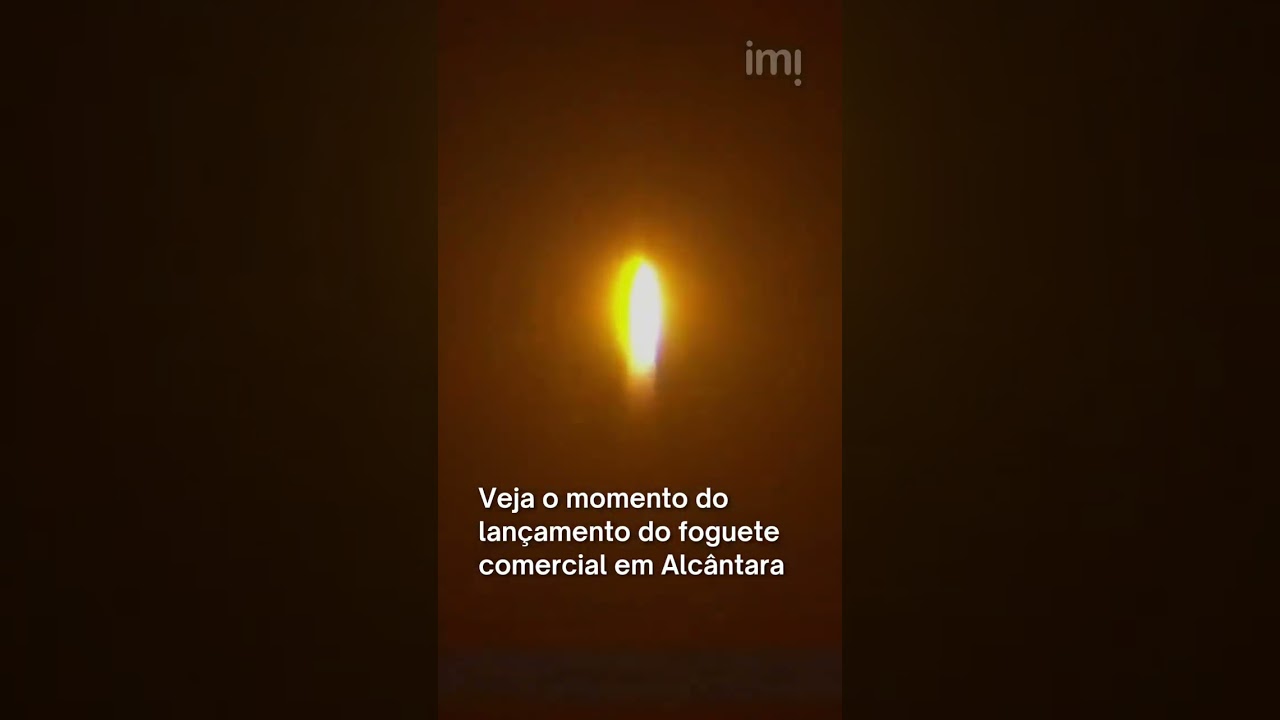 V&Iacute;DEO: Veja o momento do lan&ccedil;amento do foguete comercial em Alc&acirc;ntara