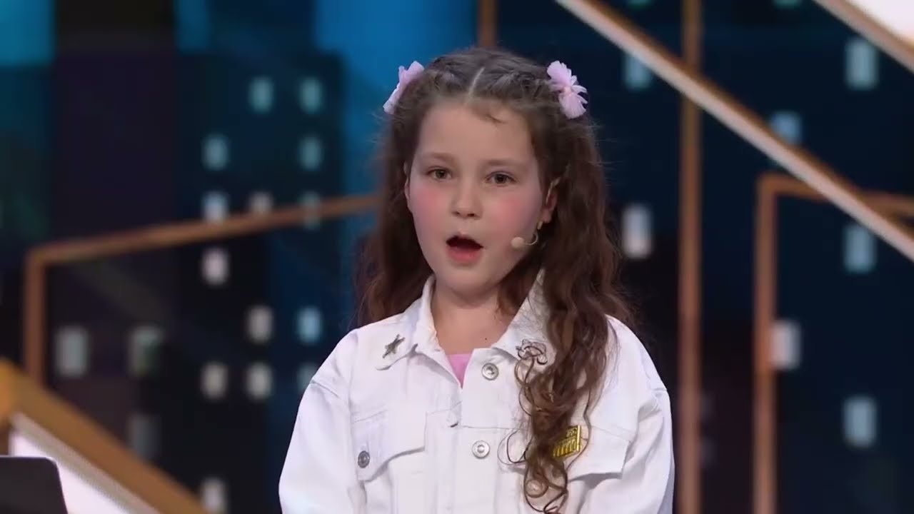 Diana Kwit 7 lat złoty przycisk Mam Talent