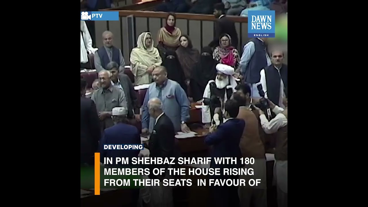 PM Shehbaz Wins Surprise Vote Of Confidence In NA | Dawn News English