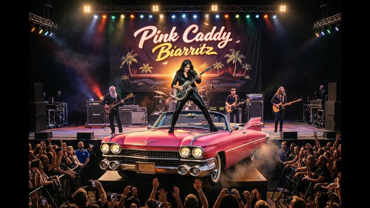 Pink Caddy Biarritz.
