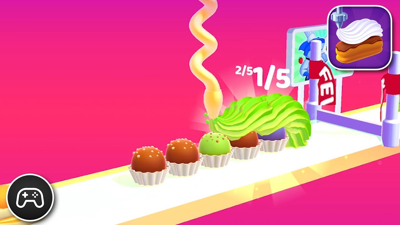 Perfect Cream: Cake Games - Gameplay Walkthrough Part 16 - Game Levels 59-62 (iOS, Android)