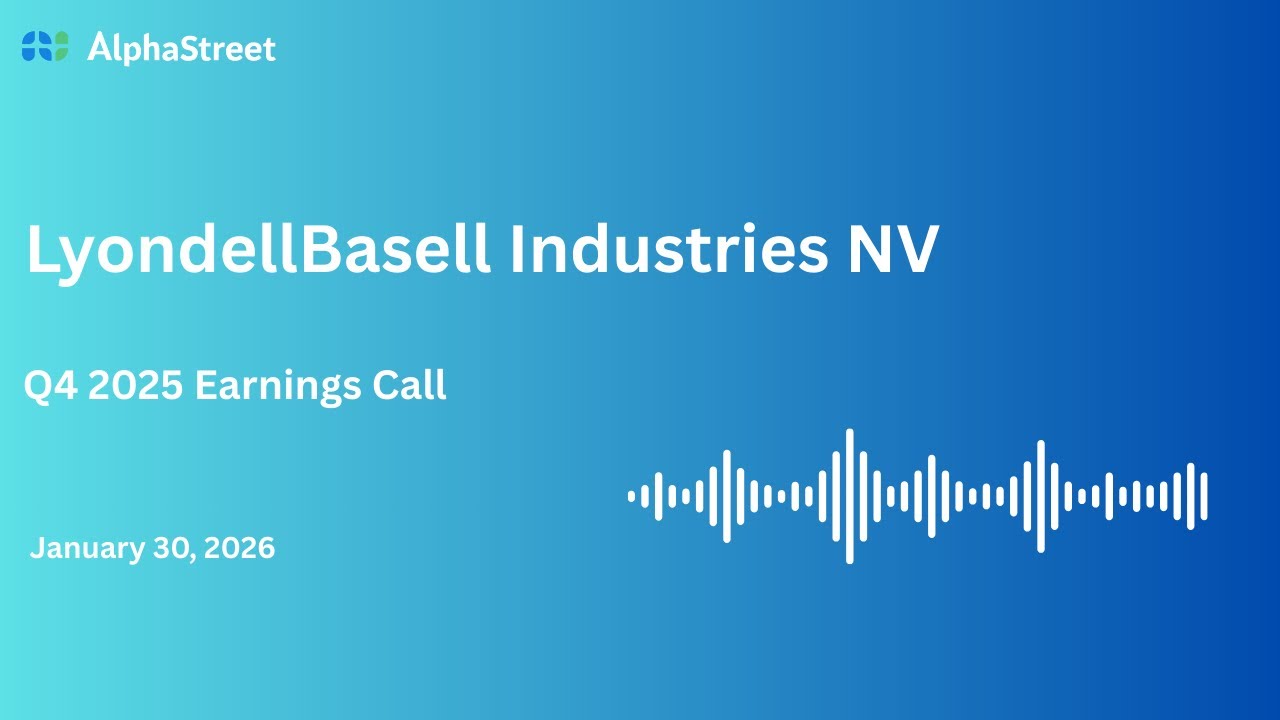 LYB Stock | LyondellBasell Industries NV Q4 2025 Earnings Call