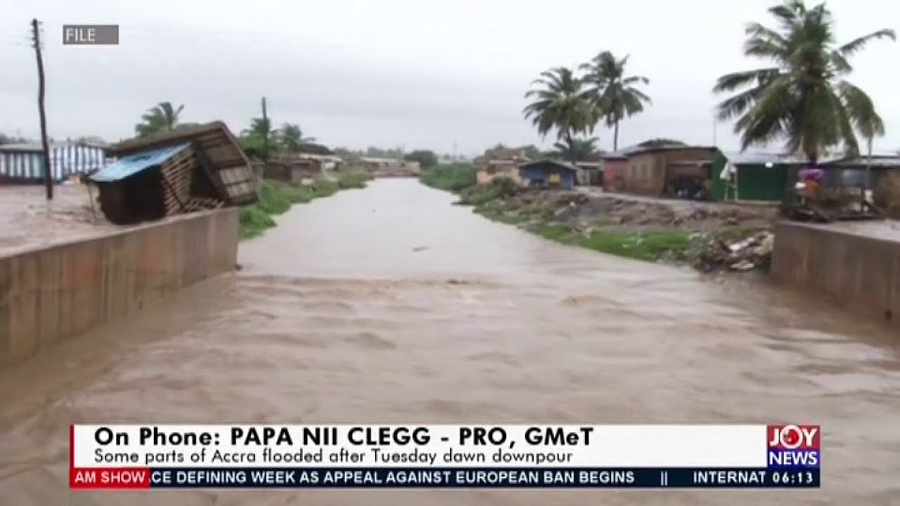 Some parts of Accra flooded after Tuesday downpour - AM News on JoyNews (9-6-20)
