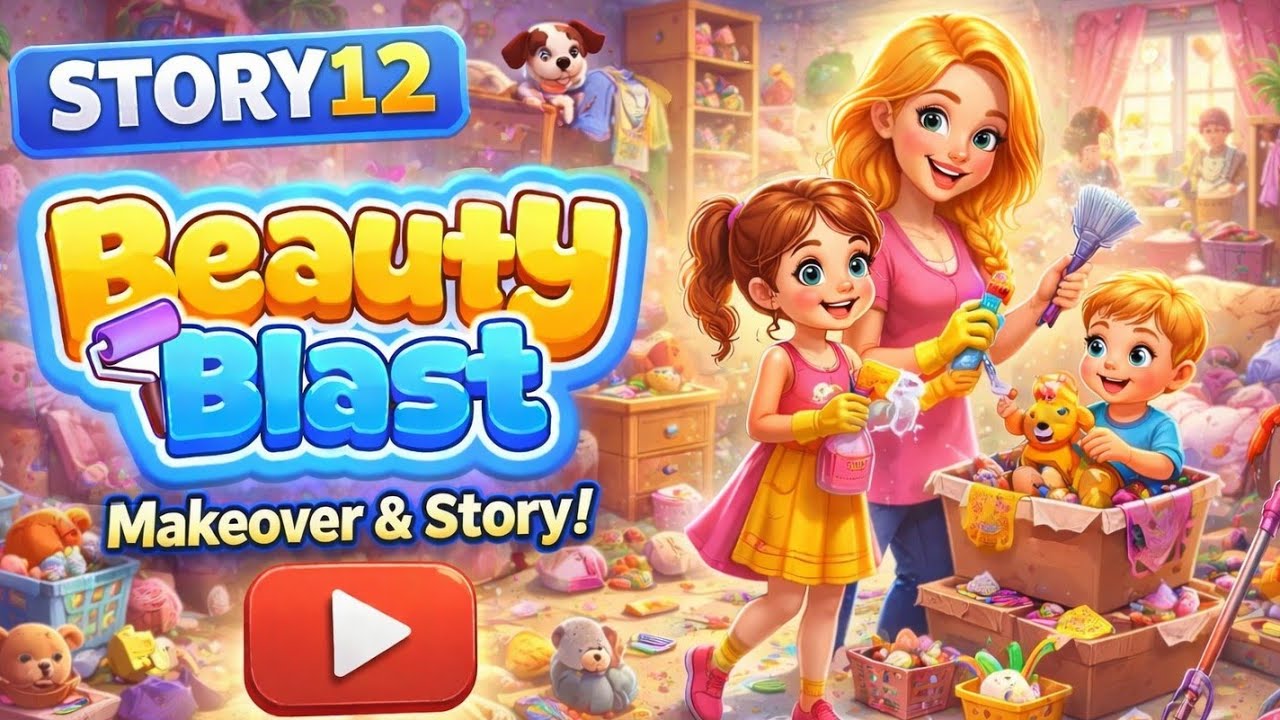  BEAUTY AND BLAST MAKEOVER STORY -12 #viral #games #gameplay #gaming #makeovergameplay #trending 