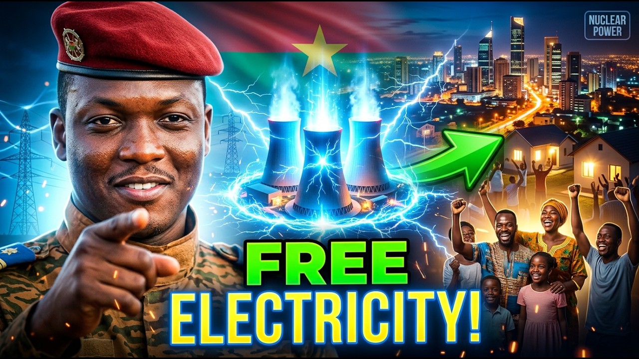 Traore gives FREE ELECTRICITY to Burkina Faso