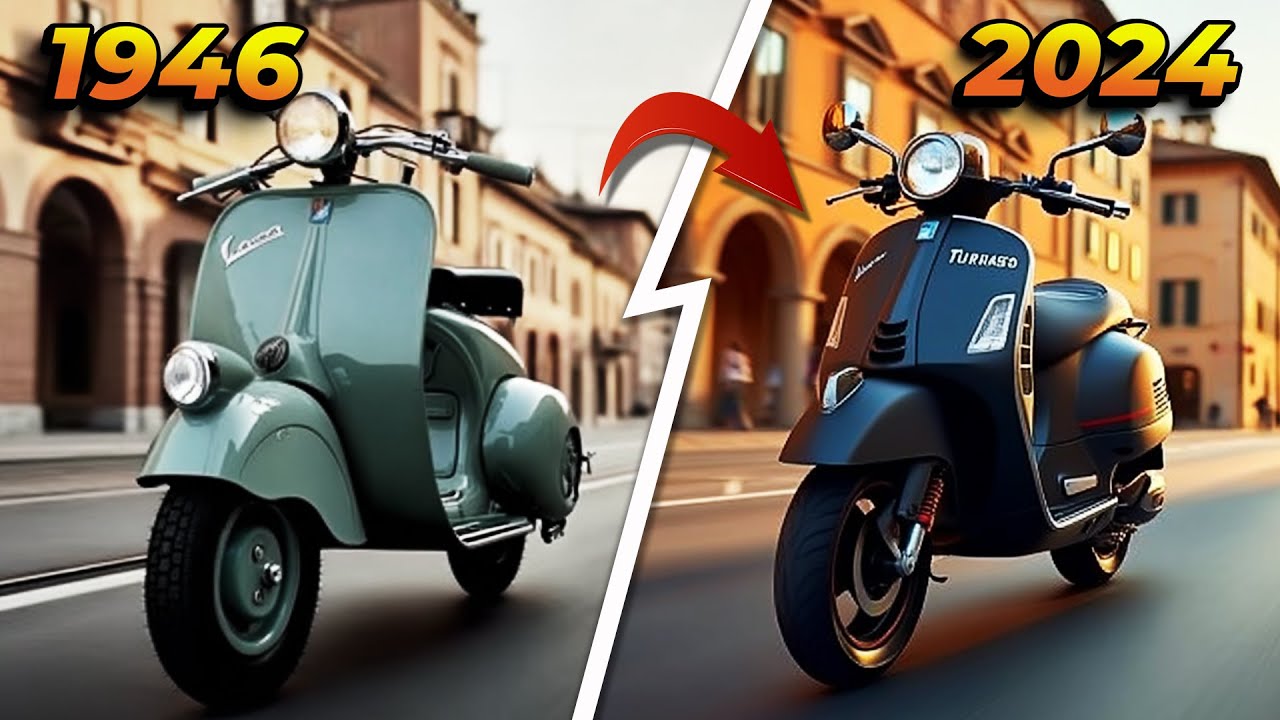 Over 50 Vespa Models in One Video – Which One Is Your Favorite? | Evolution | Transformation