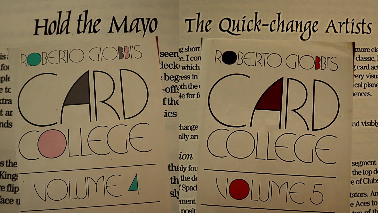2 Tricks from Card College By Roberto Giobbi