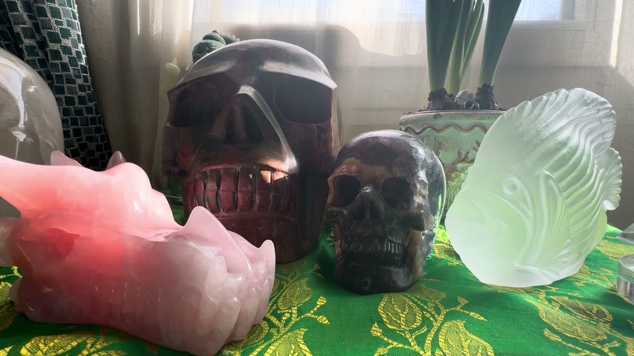 Les crânes de cristal 💚les élémenteaux 