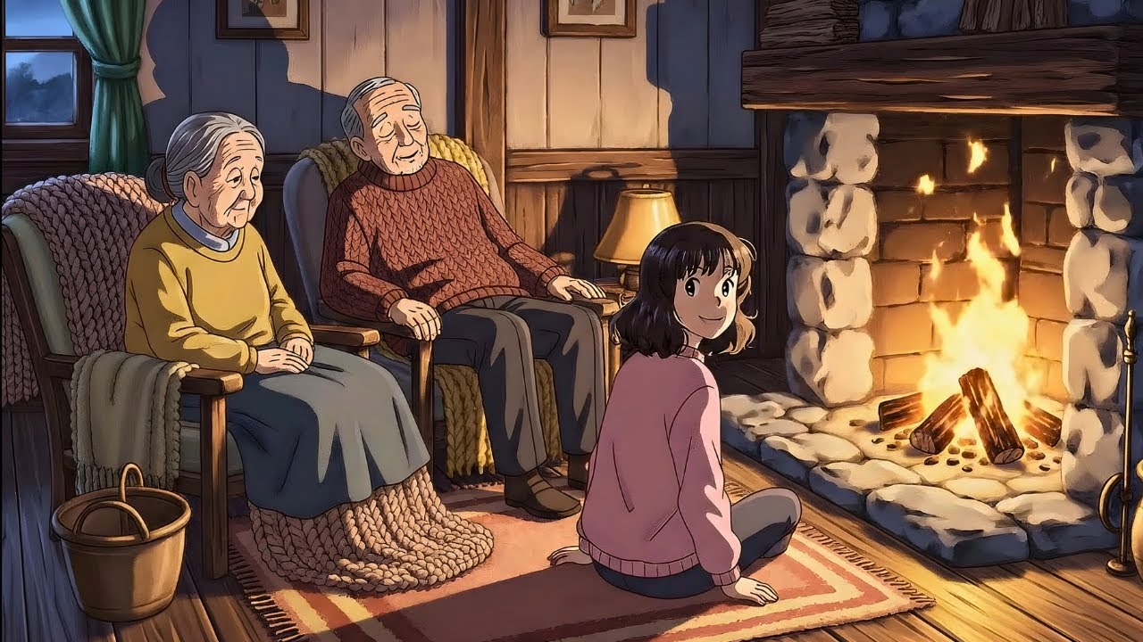 A Quiet Winter Christmas with My Grandparents 🎄 | Ghibli-Inspired Cozy Story