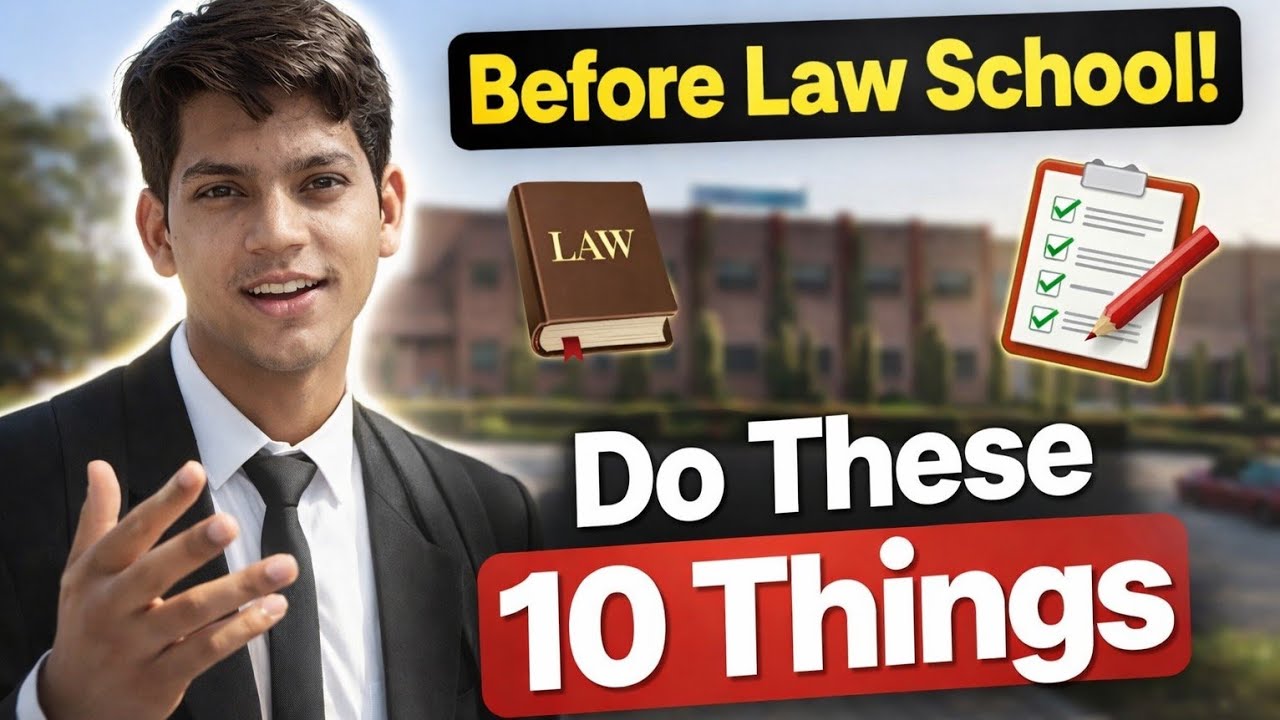 10 THINGS YOU SHOULD DO BEFORE JOINING A LAW SCHOOL | LAW SCHOOL GUIDANCE | NATIONAL LAW UNIVERSITY 