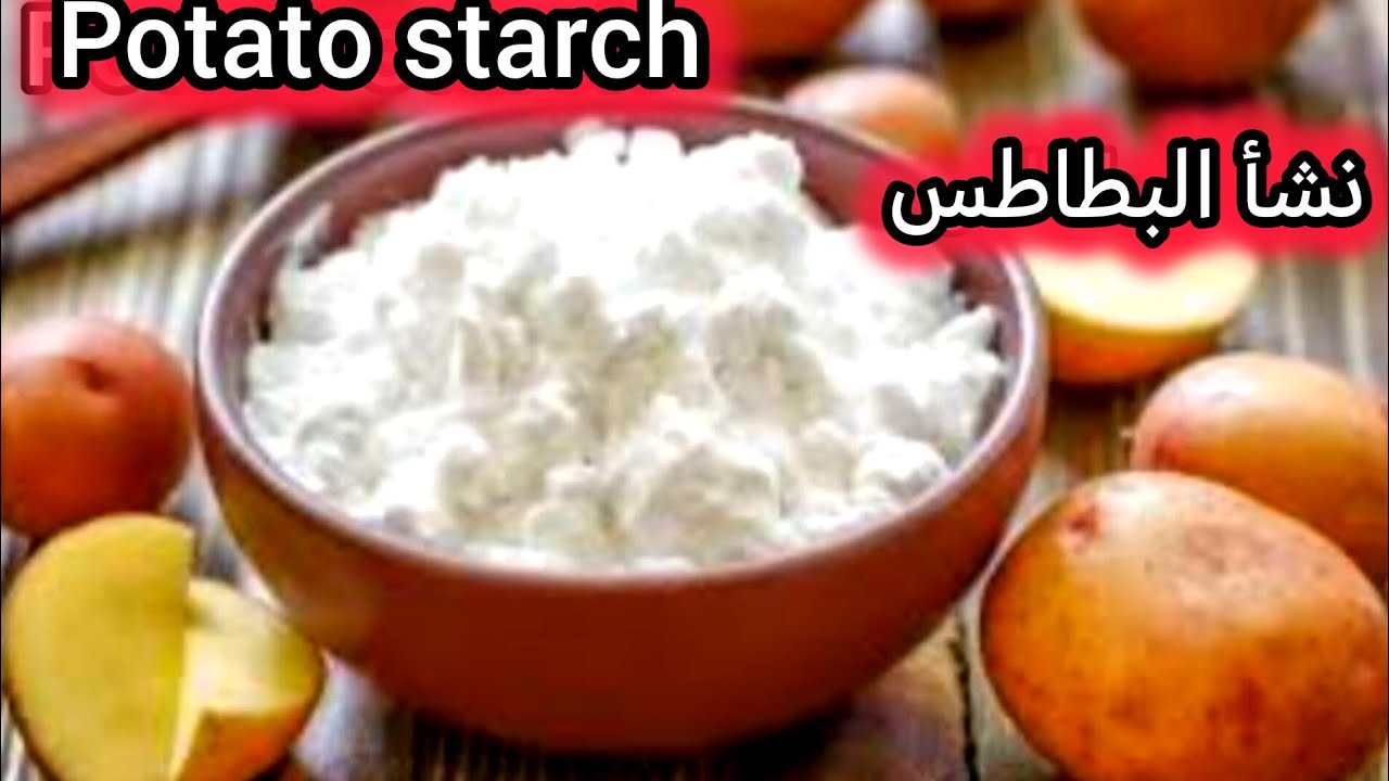 أسهل طريقة تحضير نشأ البطاطس في البيت بديل صحي للغلوتين والجيلاتين وصفة مكثفة وللبشرة
