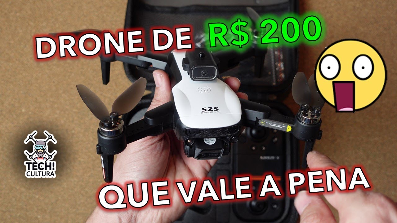 Drone S2S - uma boa opção de drone bom e barato de R$200