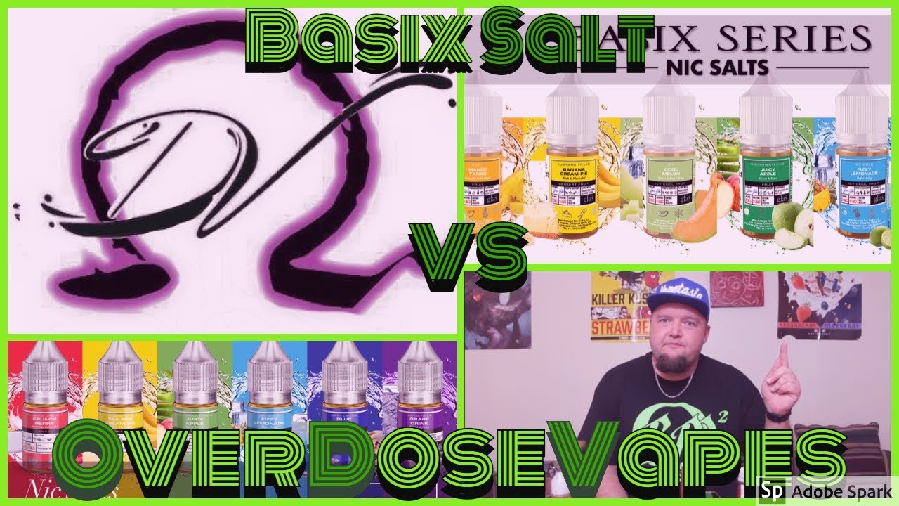 Ranking 5 Flavors from the Basix Salt Line from Best to Worst! | A Salty Review | Glas Vapor