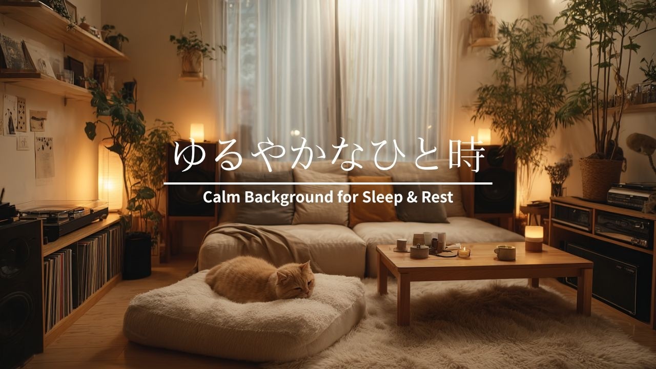 【夜のほぐしBGM】ゆるやかなひと時、夜の余韻を大切に・・・Calm Nylon Guitar for Slow Nights
