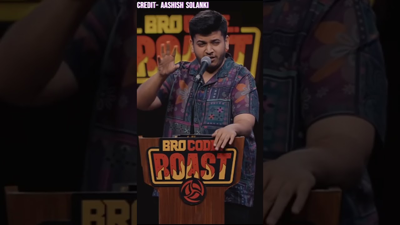 Kaustubh roasts gautham on Aashish solanki's show brocode roast 