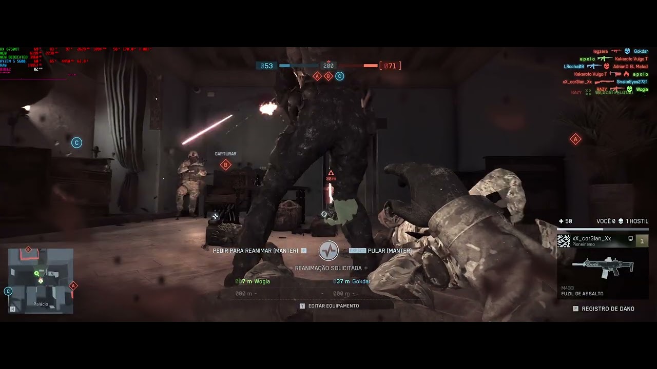 Battlefield 6 BETA - Ryzen 5600 6750xt 1440p