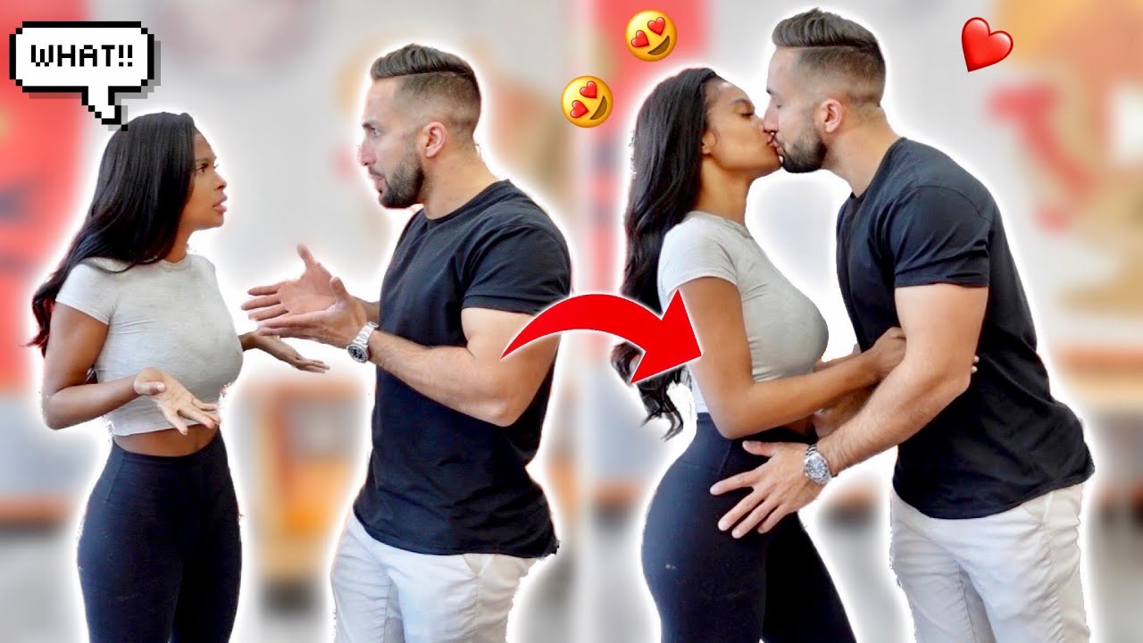 KISSING My Girlfriend In The Middle Of An Argument!!