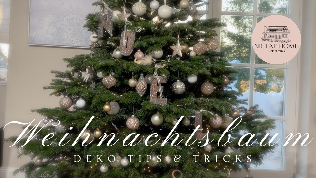 Weihnachtsbaum schmücken 🌲Christbaum dekorieren 🌲Christbaumschmuck