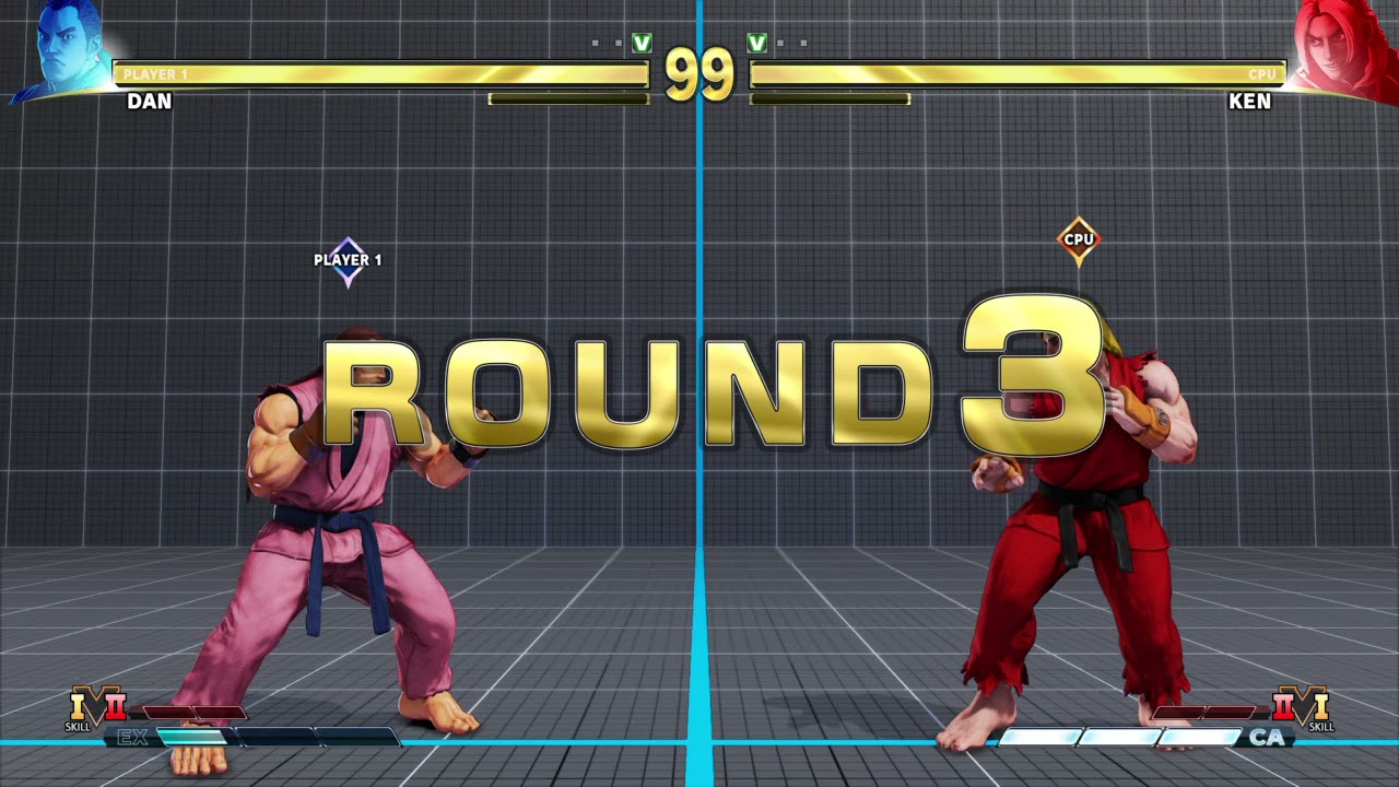 STREET FIGHTER V Dan vs Ken
