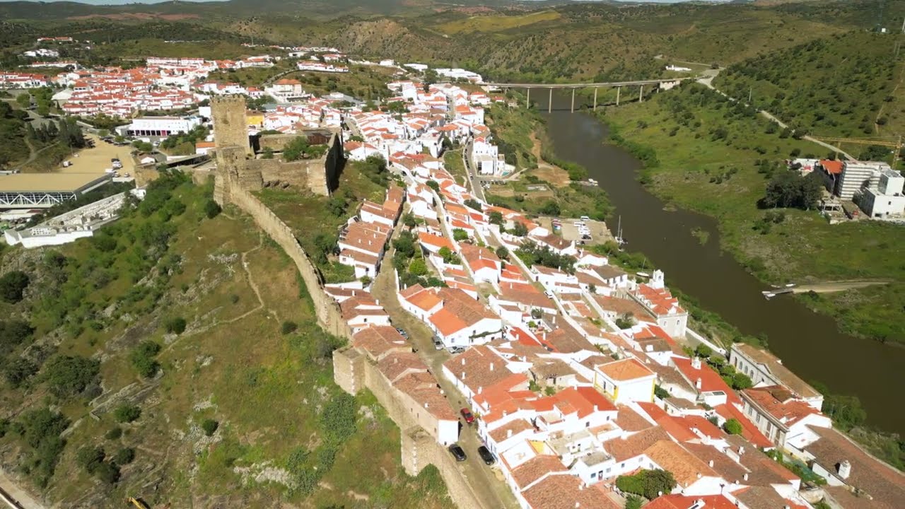 Unterwegs mit der #djimini3pro #mértola Grenze zu Spanien, regional Übergang #algarve zu #alentejo