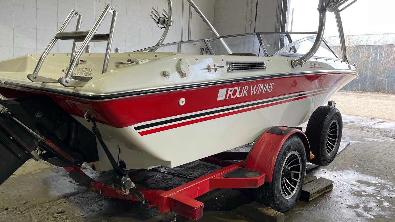 Extremely Oxidized 1993 Four Winns Boat Exterior Restoration!