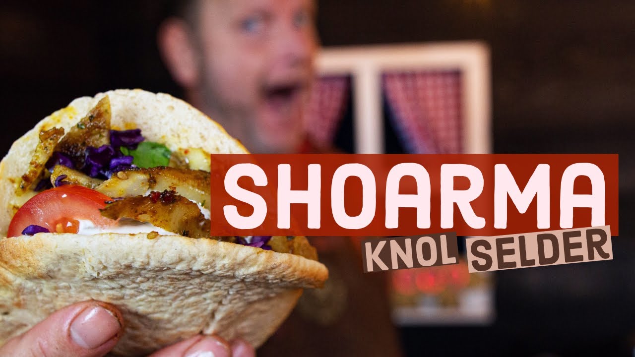 Hoe maak je shoarma van het spit met knolselderij | vegetarisch BBQ recept