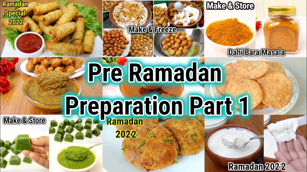 Ramadan Preparation 2022 | Ramadan Pre Preparation Food Storage Ideas By Tasty Food With Maria