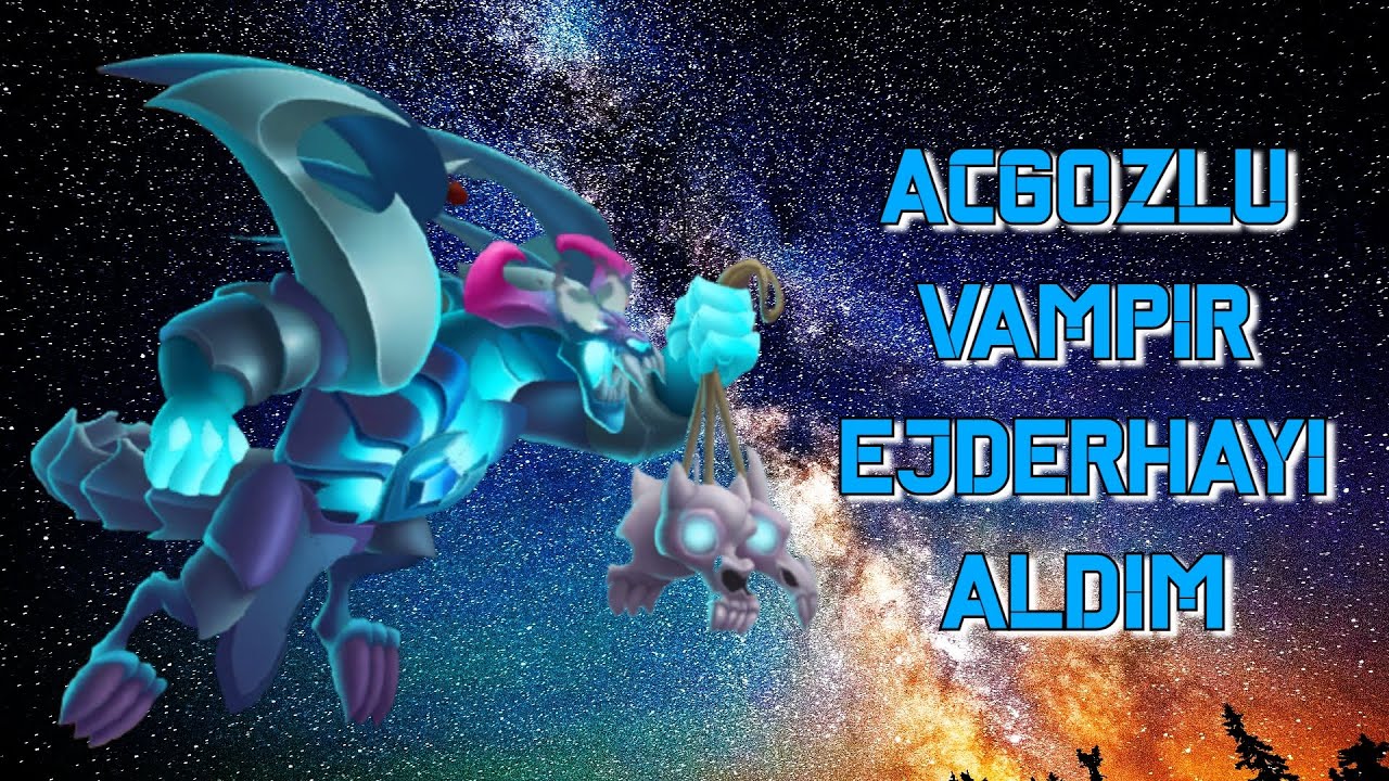 AÇGÖZLÜ VAMPİR / GASPÇI VAMPİR VE KAN TANRISI VAMPİR EJDERHAYI ALDIM !! 3 VAMPİR BİRDEN #DRAGONCİTY