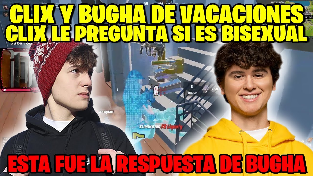 CLIX LE PREGUNTA A BUGHA SI ES BISEXUAL Y ESTA FUE LA RESPUESTA DE BUGHA