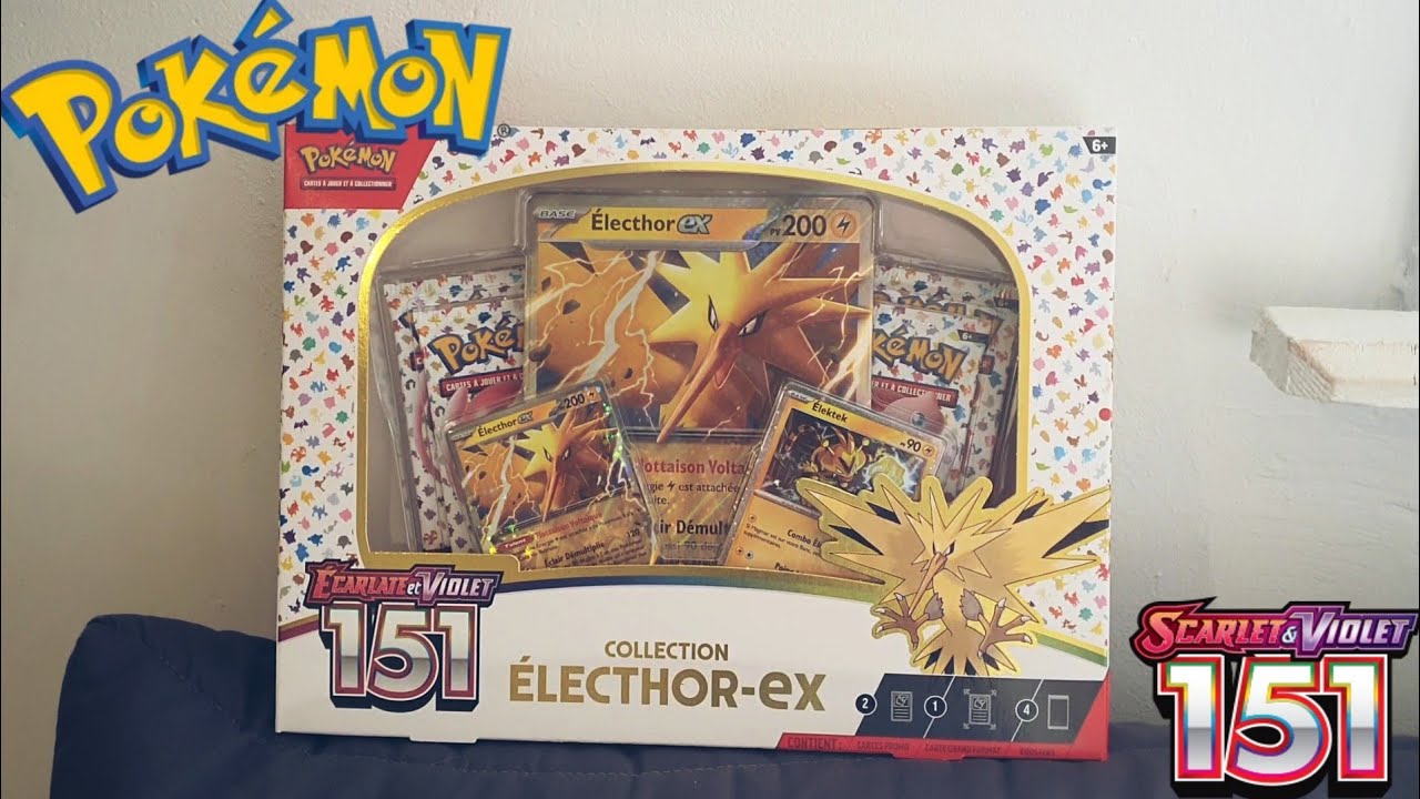 Ouverture De 2 Coffret Pok&eacute;mon Electhor 151 !