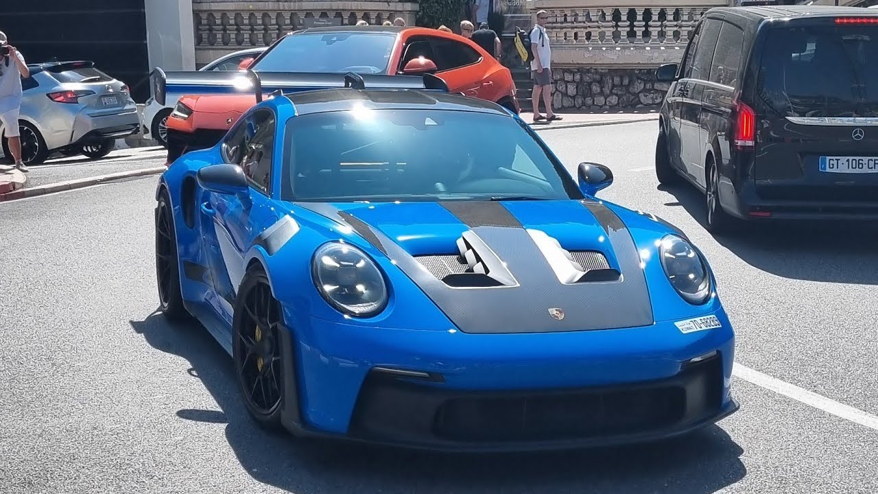 Supercars in Monaco Vol 8 - F40, Diablo, Vantage F1, Aventador S, Memphis Depay, 993 GT2, XJ220S...
